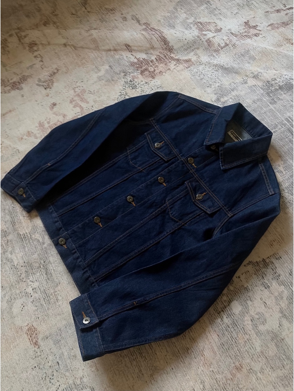 Giordano Denim Button up Jean jacket large cropped fit
